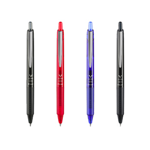 日本PILOT百乐黑武士中性笔0.5/0.7mm学生用LVKN-15EF按动百乐笔Vcorn威宝签字笔水笔黑笔办公用品文具联新