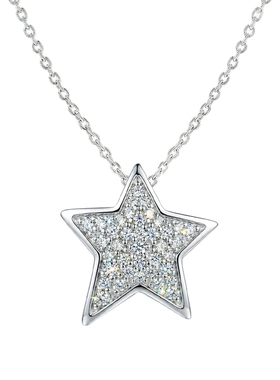 元术乐之密镶满钻爆闪锁骨链