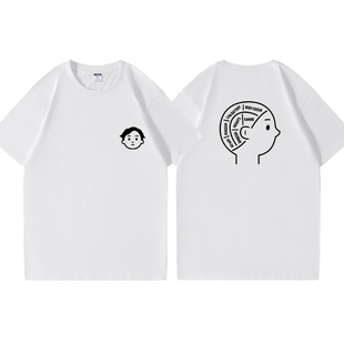 2022香港FnDs演唱会陈奕迅t恤eason同款笑脸印花短袖周边半袖衣服