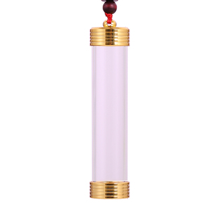 符管空壳嘎乌盒空心吊坠可放护身符朱砂空瓶挂件空心项链容器收纳