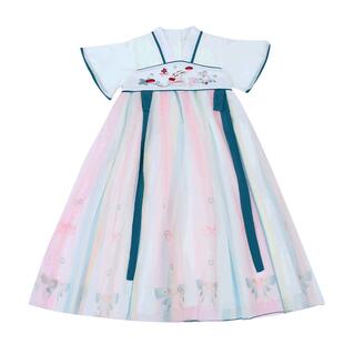 女童汉服夏款儿童唐装短袖连衣裙中国民族风旗袍服装2025新款古装