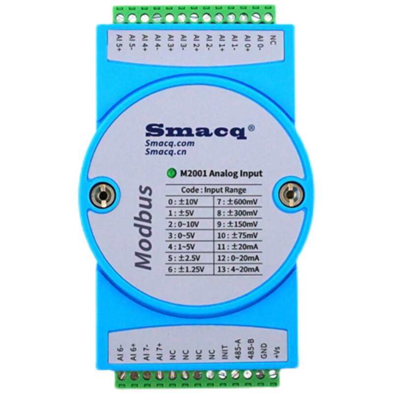 Smacq思迈科华M2101/2111热电偶PT100温度数据采集卡模块记录仪13
