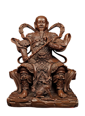 黄铜家居摆件普化天尊雷神像