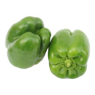 【沁蕊】新鲜青圆椒 甜椒青园椒 绿彩椒 灯笼椒 500g