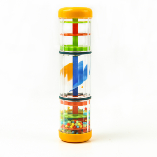 奥尔夫打击乐器塑料雨声模拟器儿童木质沙筒1节2节3节幼儿园雨声