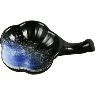 陶瓷墨碟笔舔墨盘笔搁多功能墨池学生用书法国画水碟小号古风清新创意文艺墨汁墨水初学者摆件道具砚台