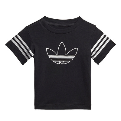 Adidas/阿迪达斯正品三叶草 OUTLINE TEE婴童装运动短袖T恤FM4444
