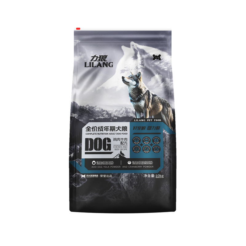 力狼果蔬精华狗粮低盐美毛