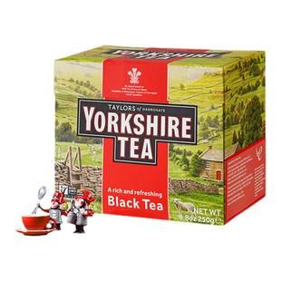 约克夏低咖啡因红茶yorkshiretea英国进口英式茶包泰勒奶茶decaf