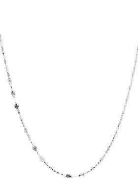 顺庆银楼纯银雪花银项链