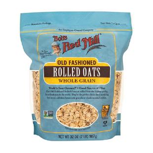 Bob's Red Mill/鲍勃红磨坊传统老式燕麦片营养健身代餐冲饮