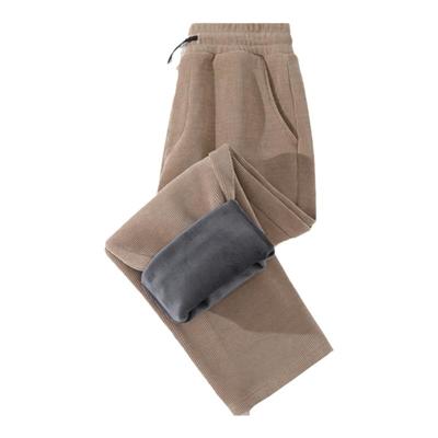 真维斯灯芯绒加绒裤子男款冬季