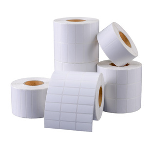 科然铜版纸不干胶标签纸40*30 10 20 40 50 60 70 80 90 100标签打印机条码纸服装吊牌贴纸TSC 244标签打印