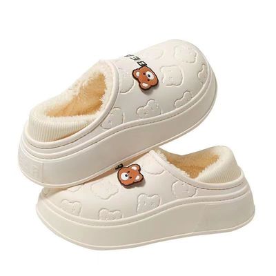 新款女棉拖鞋冬季防水室内