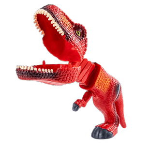 恐龙鲨鱼伸缩枪儿童整蛊解压神器仿真男孩小女孩好玩的黑科技玩具