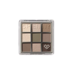 Spenny/诗佩妮九色眼影 新款 不易脱色 低饱和 基础眼影盘 大地色