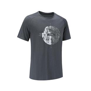 迪卡侬速干t恤mh500山地徒步男短袖户外运动夏季轻薄ODT1