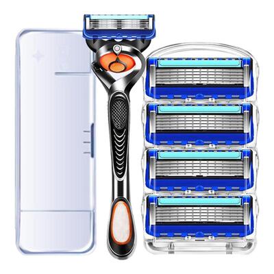 男士5层刀片刮胡刀手动2025新款剃须刀官方正品吉利铭刀头舒适