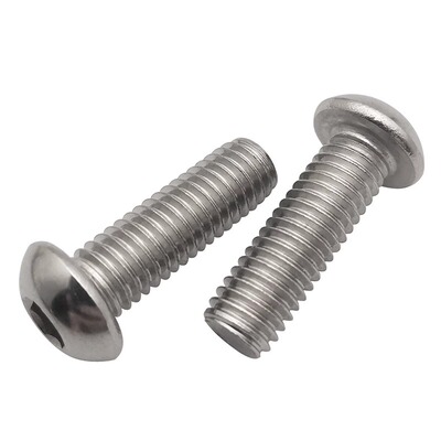 201不锈钢半圆头内六角螺丝