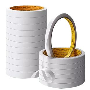 晨光双面胶高粘度强力固定不留痕儿童手工两面双面胶棉纸双面宽胶带学生用diy手撕超薄透明批发文具办公用品