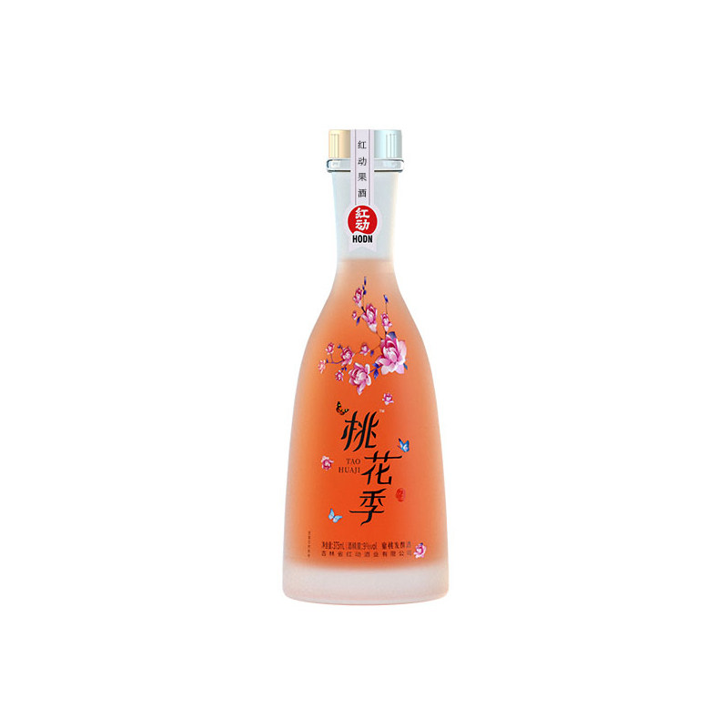 红动果酒青梅桃花桂花酿瓶装酒
