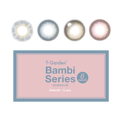 【年货抢购】T-Garden Bambi美瞳半年抛1片彩色隐形眼镜小直径