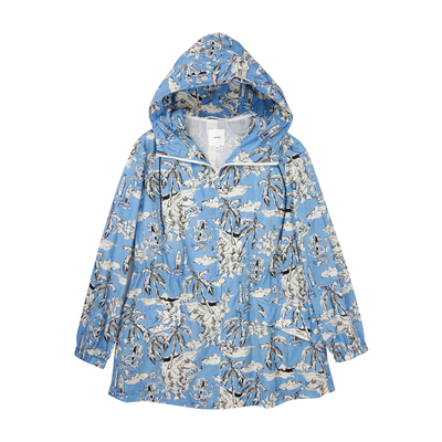 HONRN/红人连帽抽绳收腰风衣外套