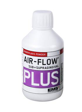 瑞士EMS赤藓糖醇口腔喷砂粉Plus牙科喷砂粉去除牙菌斑牙垢120g/瓶