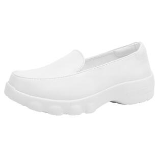 三邦法拉护士鞋女软底透气防臭防滑轻便不累脚坡跟小白鞋医护鞋