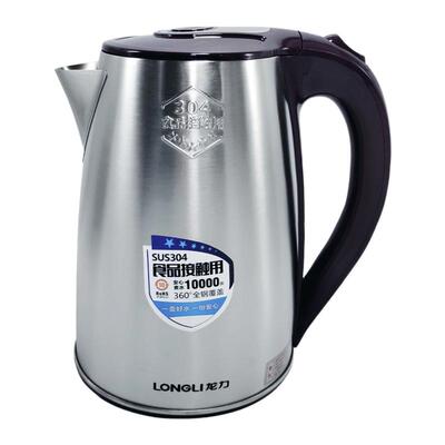 龙力304不锈钢电热水壶