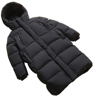 雅鹿2025新款儿童极寒加厚羽绒服过膝长款男童女童中大童冬季外套