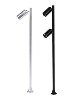 双头6W柜台灯led珠宝展柜射灯 立柱直杆灯黄金首饰珠宝手表展柜灯