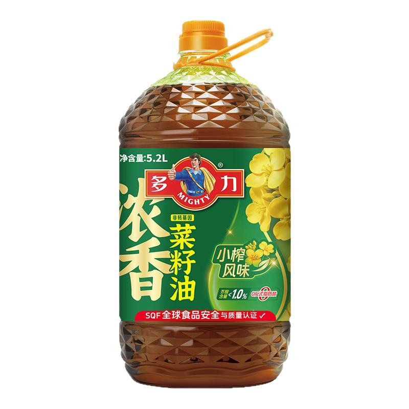 多力浓香菜籽油5.2L非转基因