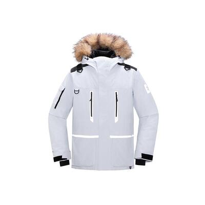 安德玛防风防水透气羽绒服男