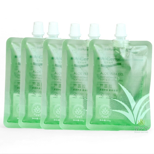 【5袋组合装】安安金纯芦荟胶晒后补水凝胶妆前保湿舒缓旅行袋装