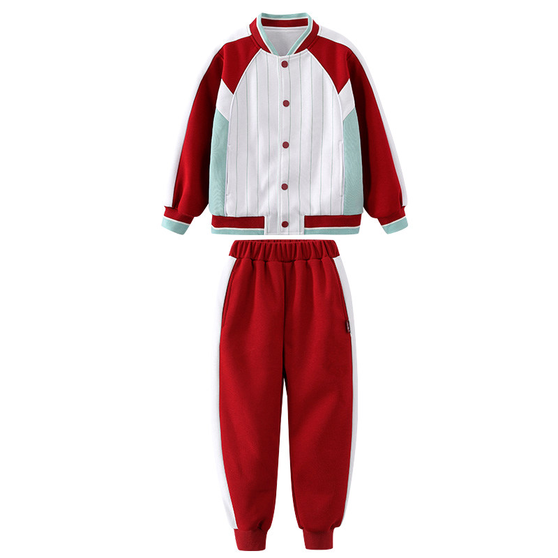 中小学生校服春秋装三件套儿童班服套装夏季运动服幼儿园园服夏装