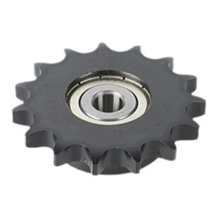 45钢08B惰轮链轮单边台带轴承替代STLA06B 06C 10A12A链条涨紧轮