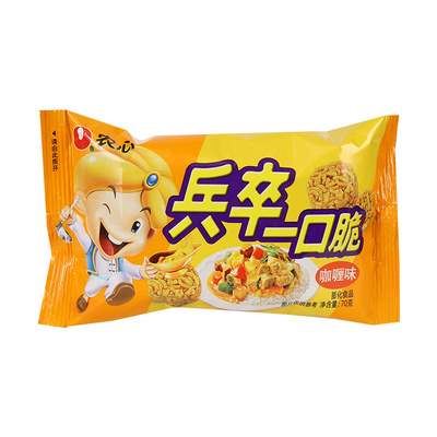 农心兵卒一口脆辣味干脆方便面