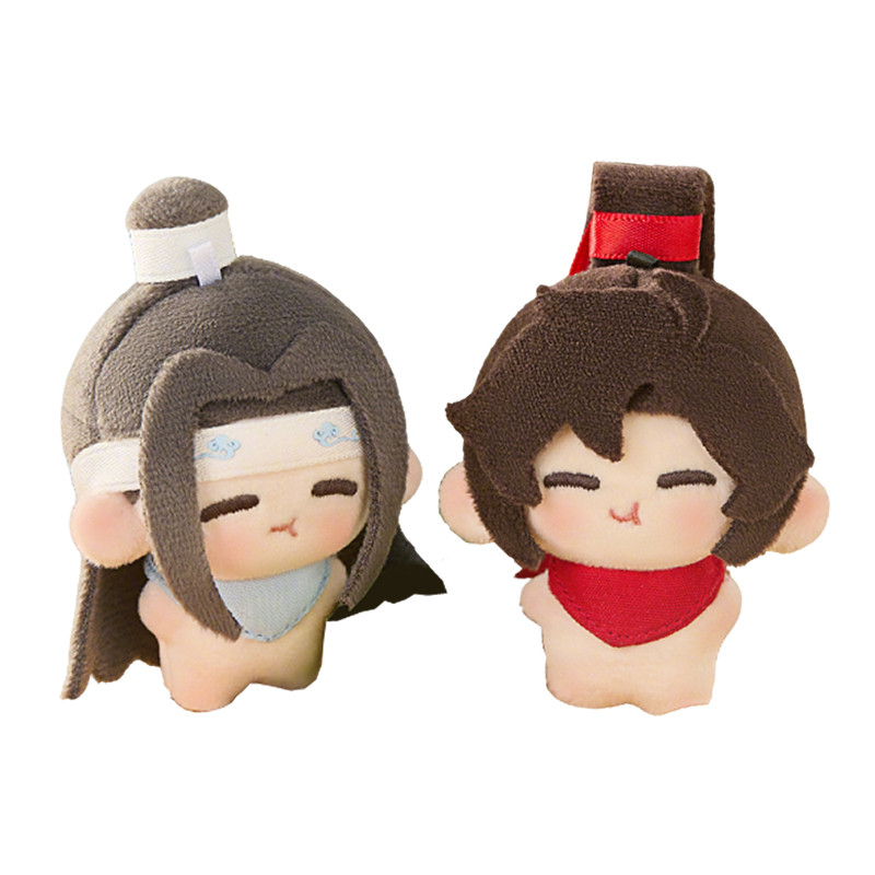 魔道祖师正版授权5cm棉花娃娃嚼嚼豆丁系列二次元蓝忘机魏无羡娃