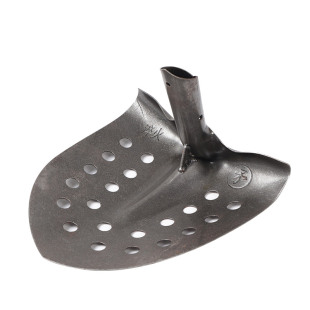 掏下水道专用锹平头多孔地沟锹掏粪清淤泥弯铲清渗水池污水井工具