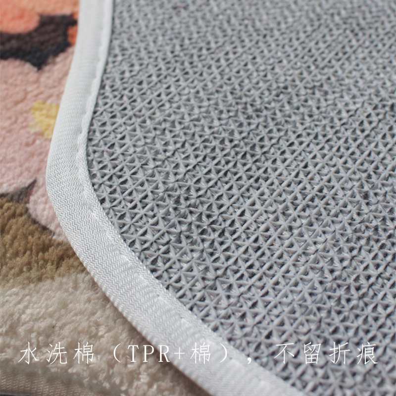 氛围感花朵云朵异形仿羊绒吸水客厅卧室垫入户地地毯简约防滑柔软