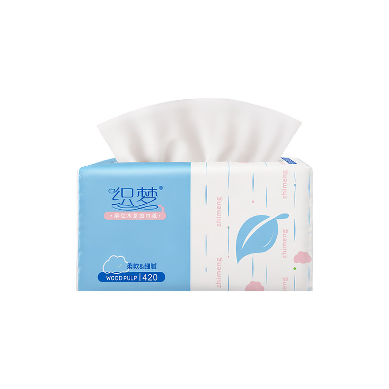 织梦原生木浆5层加厚400张抽纸