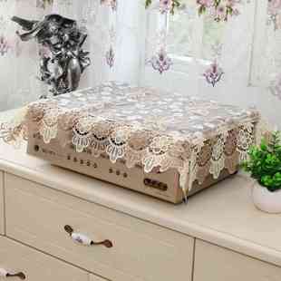 A6L扫描仪复印机保险柜盖布功放机DVD影碟机防尘布蕾丝布艺多用盖