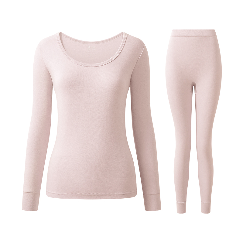 芬腾秋衣秋裤套装女纯棉薄款保暖内衣修身秋冬毛衫大码女士防静电