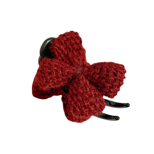 红色新年丸子头抓夹女2026新款后脑勺发夹马尾盘发神器发卡头饰冬