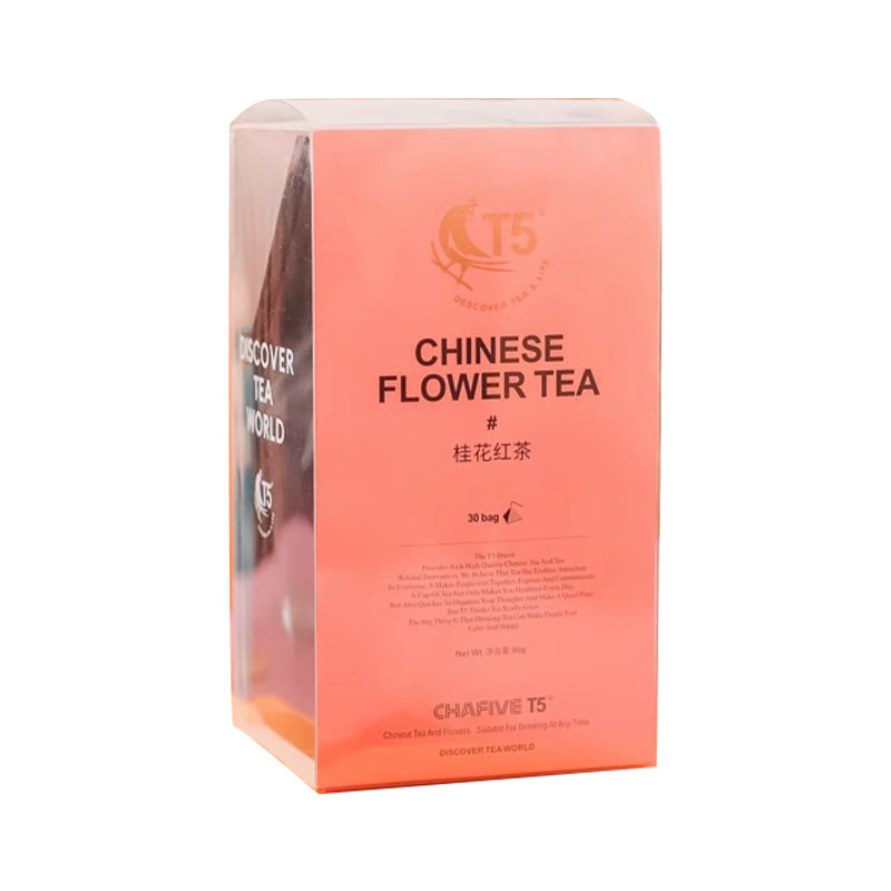 量贩装30包花茶桂花红茶三角茶包