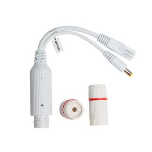 XED监控POE分离器室内外一分二标准48V转12V防水国标网络网线供电模块交换机转换器摄像头电源转换器