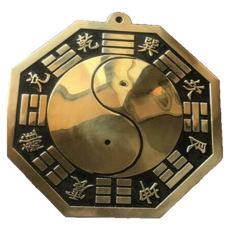 路冲反弓门口天斩鱼铜太极八卦镜