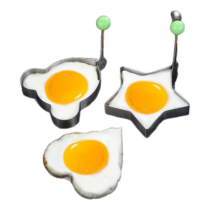 食品级不锈钢煎蛋神器荷包蛋模具爱心煎鸡蛋模型 厨房创意diy模具