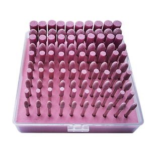 台湾KENI红刚玉砂轮磨头可耐火石仔打磨头抛光电磨头圆柱圆锥套装